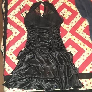 Very cute black and sparkle dress..size Med.